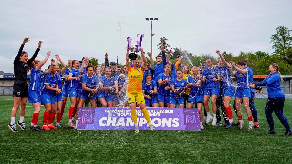 Gallery: Pompey Women Lift National League Trophy